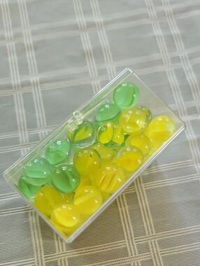 Marbles!!!  Marbles!!! Green & Yellow - Group 2
